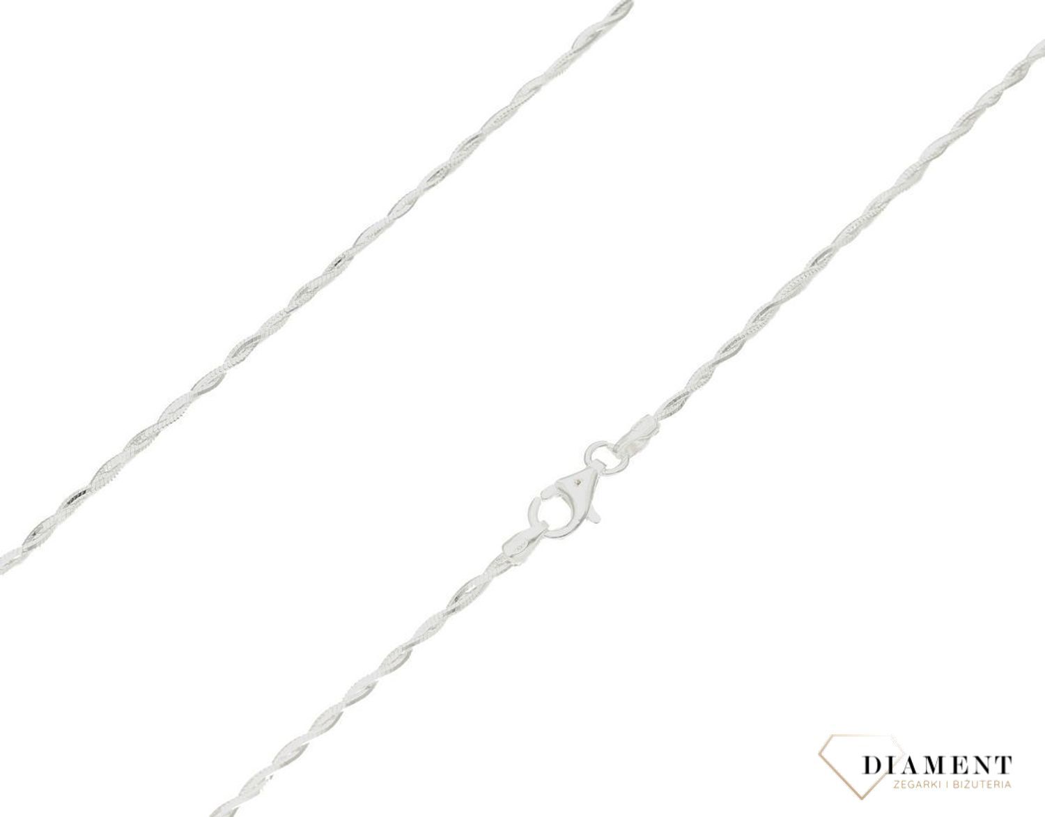 Srebrny łańcuszek 925 zakręcona linka 1,2 mm DIA-LAN-13RDCZAV-20-925 1,2mm (1).jpg